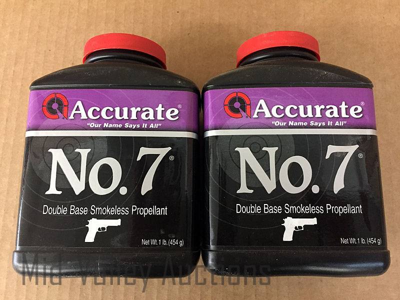 lot 218 image: 2# Accurate No. 7 Double Base Smokeless Propellant