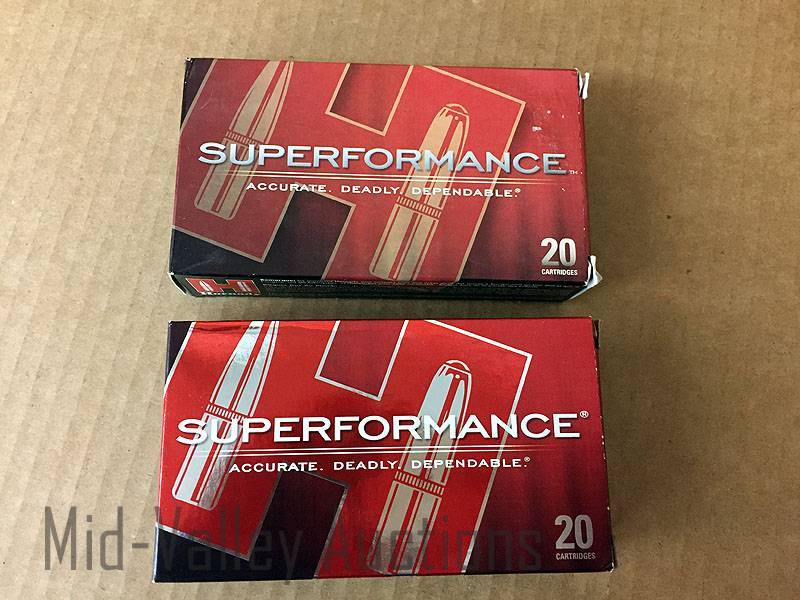 lot 26 image: 2 Boxes Superformance 243 WIN 95 Grain SST