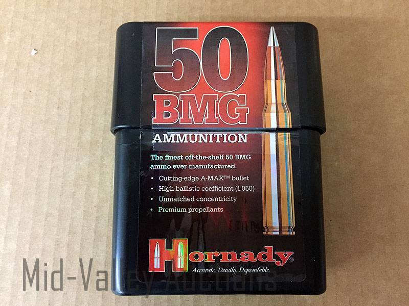lot 28 image: Hornady 50 BMG Ammunition