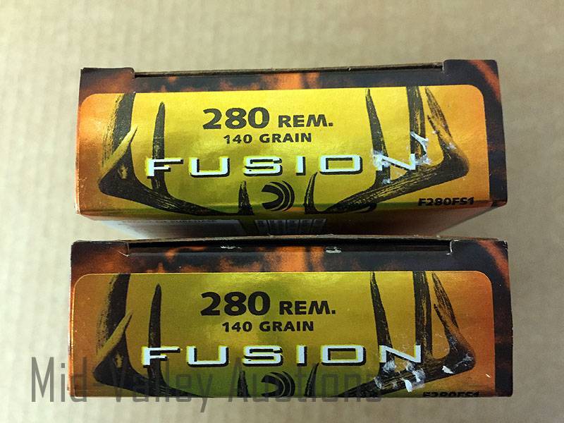 lot 43 image: 2 Boxes Fusion 280 REM 140 Grain