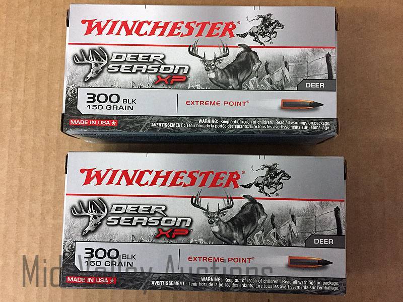 lot 45 image: 2 Boxes Winchester Deer Season XP 300 BLK 150 GR