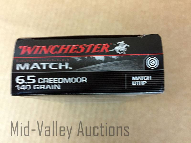 lot 72 image: Winchester 65 Creedmoor 140 Grain