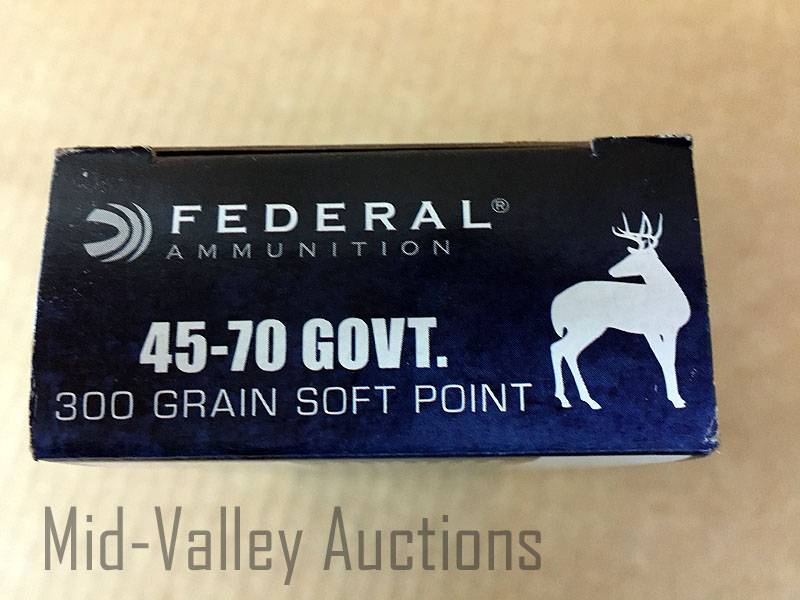 lot 81 image: Federal 45-70 GOVT. 300 Gr Soft Point