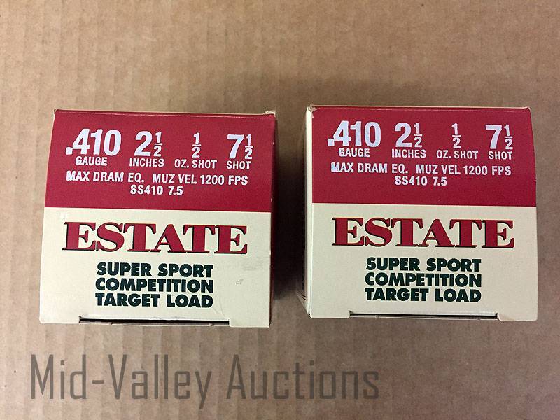lot 122 image: 2 Boxes Estate .410 Ga Target Load