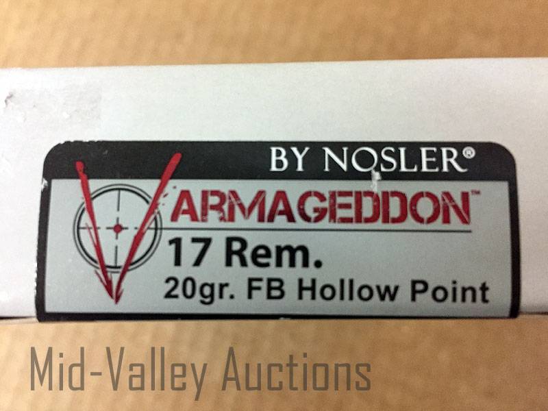 lot 96 image: Varmageddon 17 REM 20 Gr FB Hollow Point