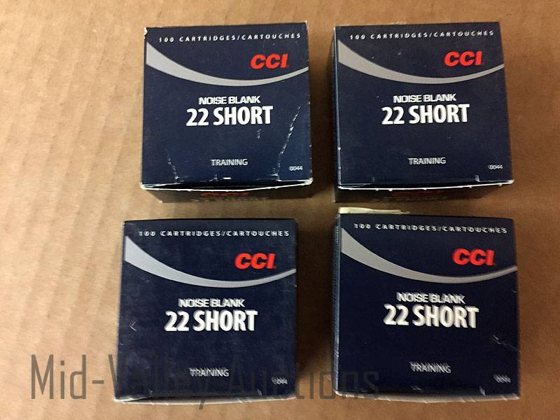 lot 115 image: 4 Boxes CCI 22 Short Noise Blank