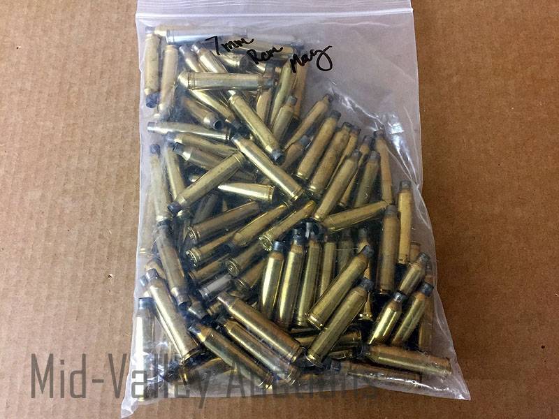 lot 237 image: 7 MM Rem Mag Casings