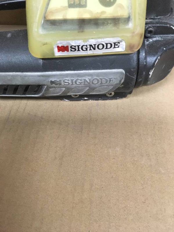 lot 2 image: Signode BXT2 Battery Operated Automatic Strapping Tensioner- (Tool Only) used in working condition