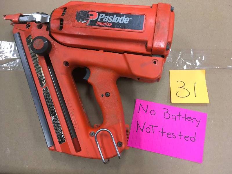 lot 31 image: Paslode Impulse Framing Nailer ( Tool Only) No Battery UN-TESTED used