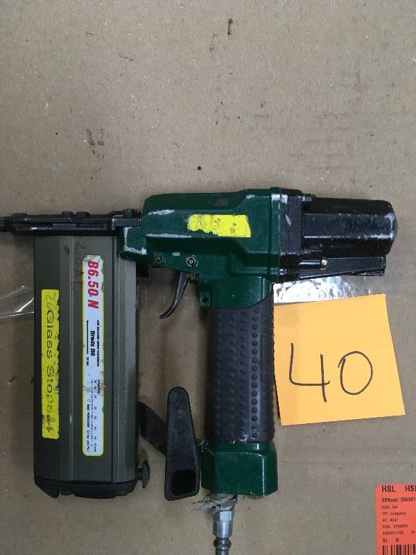 lot 40 image: Omer B6.50 2 Headless Pinner Nailer used in working condition
