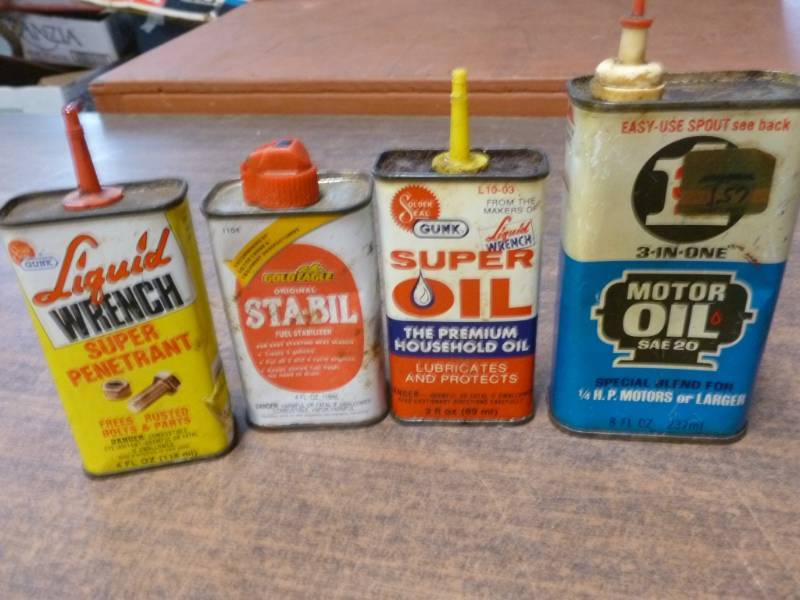 Vintage Oilier Cans