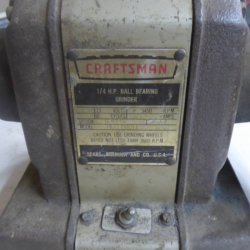 lot 11 image: Craftsman Ball Bearing Grinder