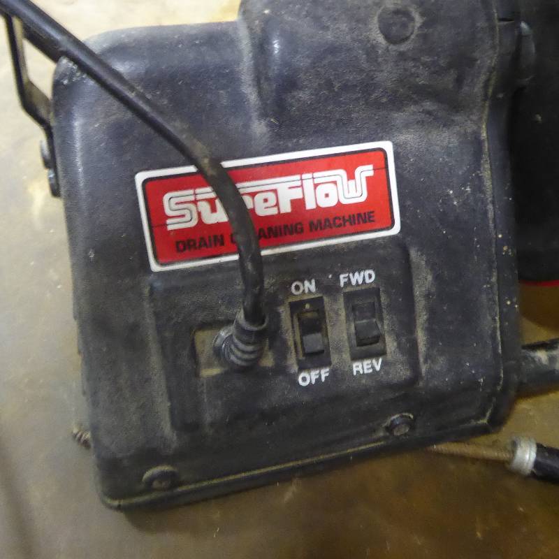lot 12 image: Sureflow Electric Drain Cleaning Machine