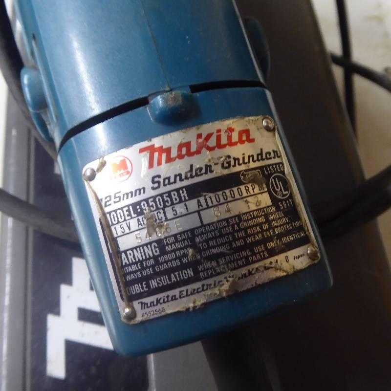lot 14 image: Makita SanderGrinder