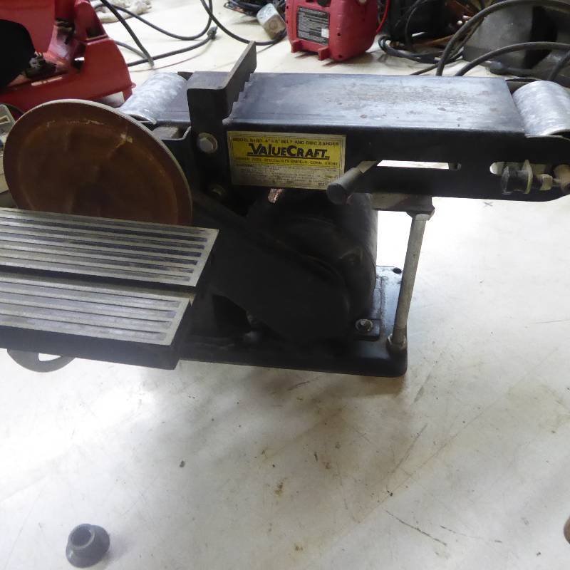 lot 16 image: Valucraft 4 and 6 Belt & Disc Sander