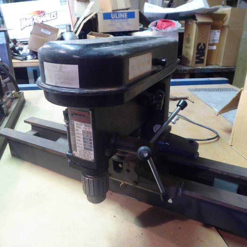 lot 33 image: Guardian Power Heavy Duty 5 Speed Induction Motor Drill Press