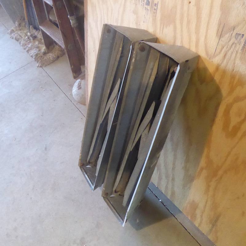 lot 65 image: Collapsible Steel Sawhorse Set