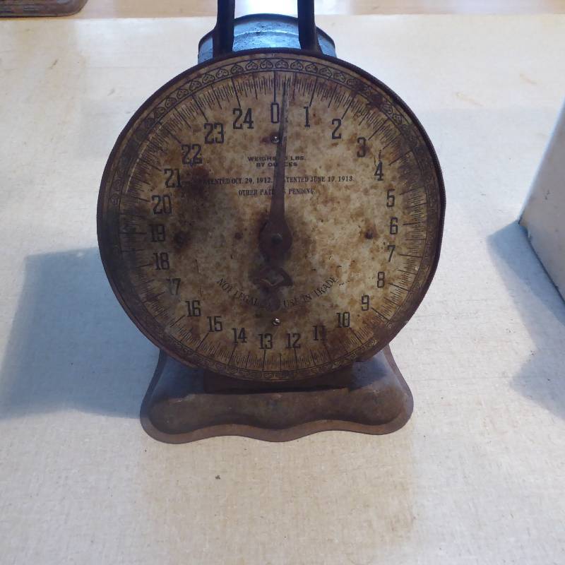 lot 70 image: Antique Scale Patent October 29, 1912