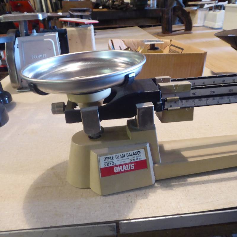 lot 77 image: Ohaus 700 Series Triple Beam Balance Scale