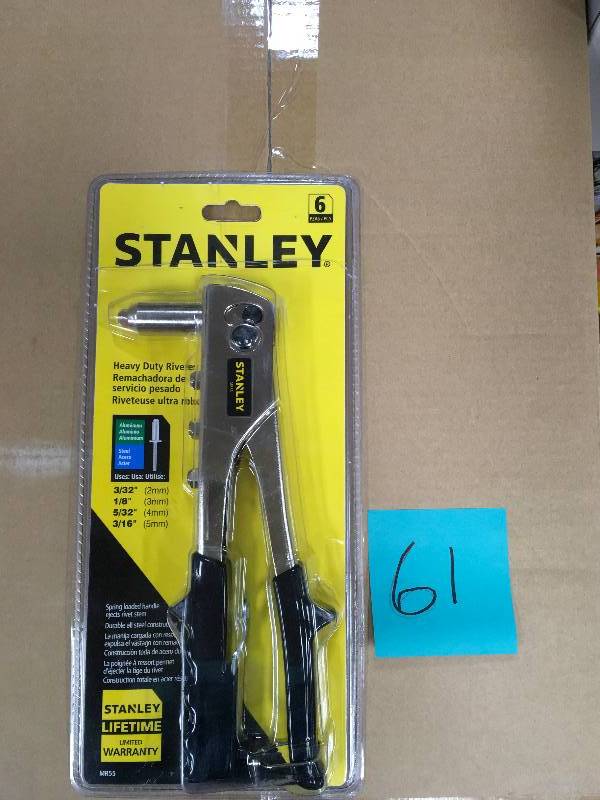 lot 61 image: Stanley Heavy Duty Riveter