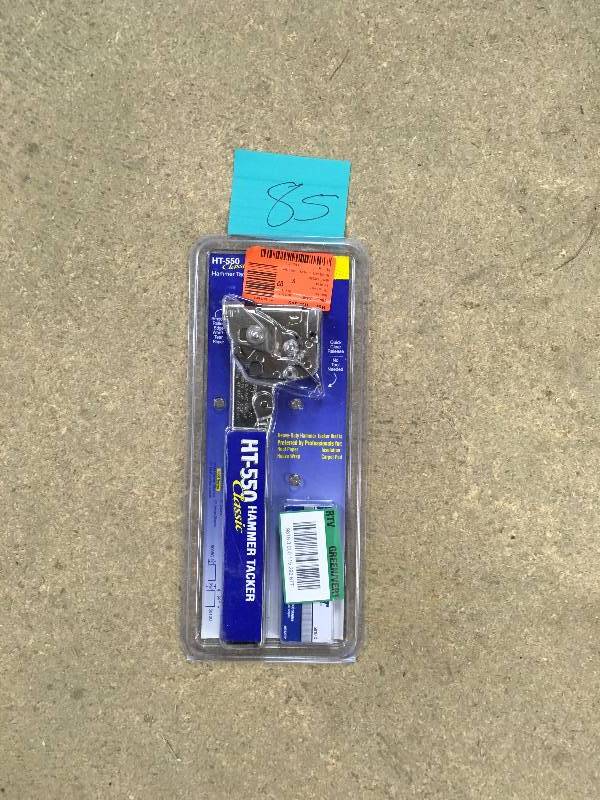 lot 85 image: Duo Fast HT550C 5000 Series 12 in. Crown Classic Hammer Tacker Stapler not used