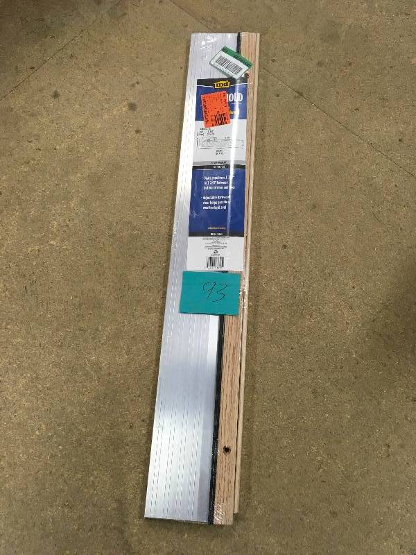 lot 93 image: M-D Building Products 2121-5744 Mill 36 x 1-18 x 5-58 Aluminum new