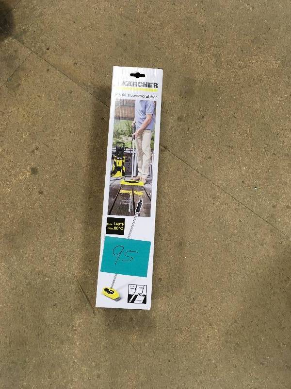 lot 95 image: Karcher Power Scrubber Water Broom not used
