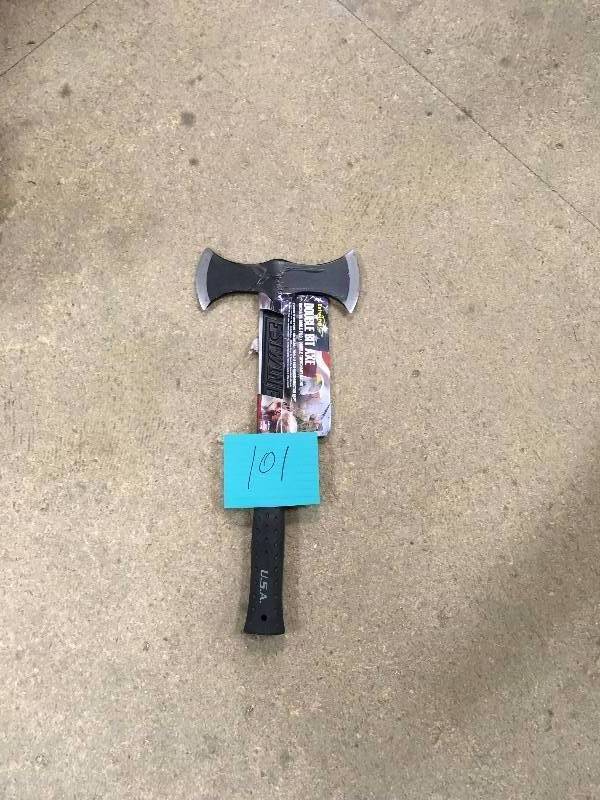 lot 101 image: Estwing Double Bit Axe in Black