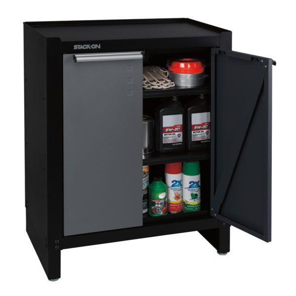 lot 16 image: Stack-On 5 Pc Garage Set