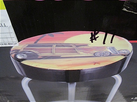 lot 17 image: Classic Shop Stool - Hot Rod