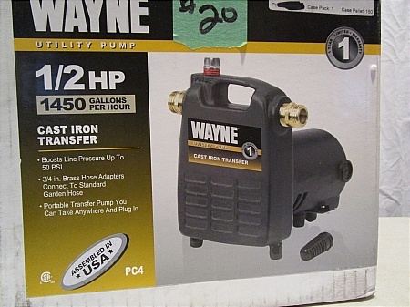lot 20 image: Wayne Utility Pump