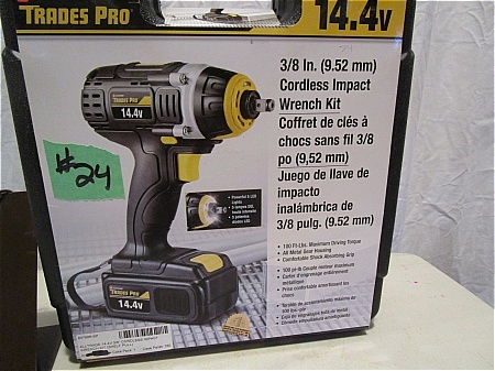 lot 24 image: Trades-Pro Cordless Impact Wrench
