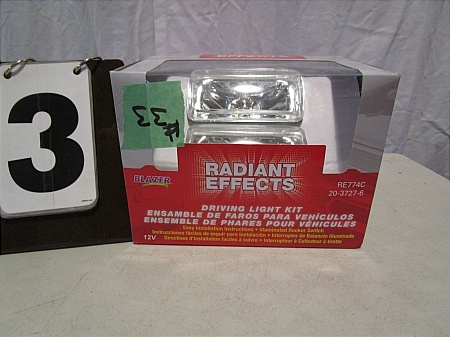 lot 33 image: Blazer Radiant Effects Driving Light Kit