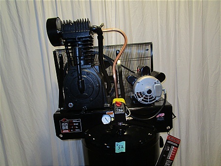 lot 52 image: Black Diamond 60 Gallon Air Compressor