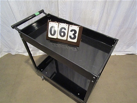 lot 63 image: Metal Work Cart