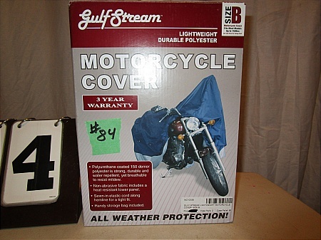 lot 84 image: Motorcycle Cover