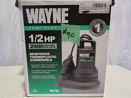 lot 90 image: Wayne Sump Pump