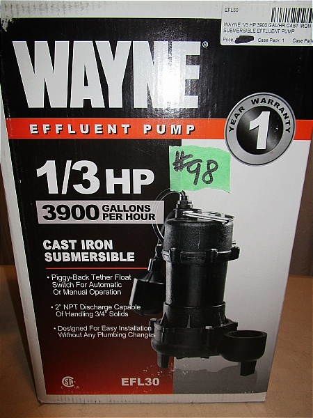 lot 98 image: Wayne Effluent Pump
