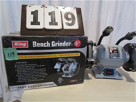 lot 119 image: 6 Bench Grinder