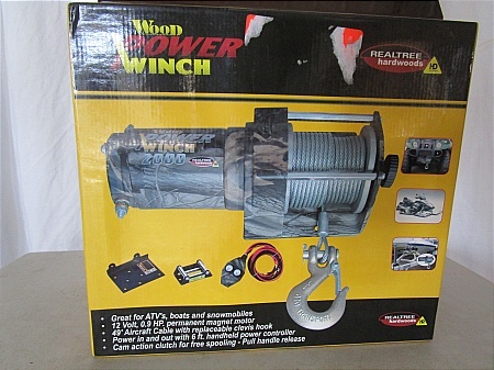 lot 149 image: 2000 lb Power Winch Kit