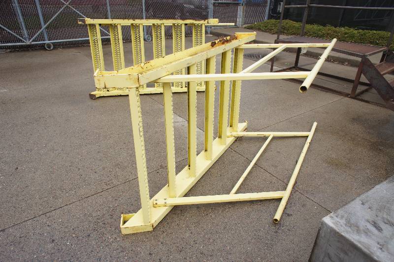 LOT OF 3 JOB  SEMI TRAILER LADDERS YOU GET ALL THREE - SEE PICTURES