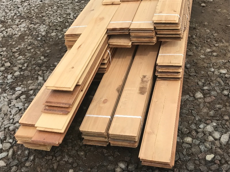lot 10 image: Pallet Of Tongue & Groove Lumber