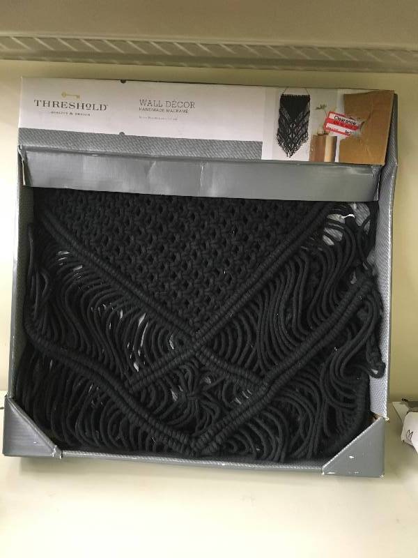 MACRAME WALL HANGING, RETAIL $19.99