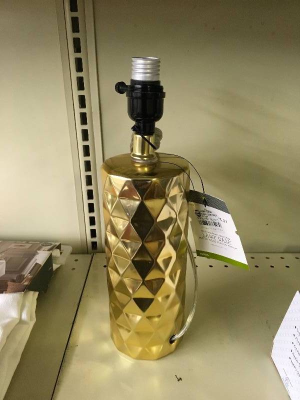 LAMP BASE, RETAIL $19.99
