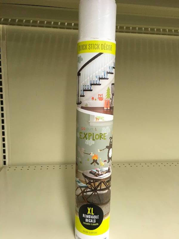 XL REMOVABLE DECALS, QUICK STICK DECOR