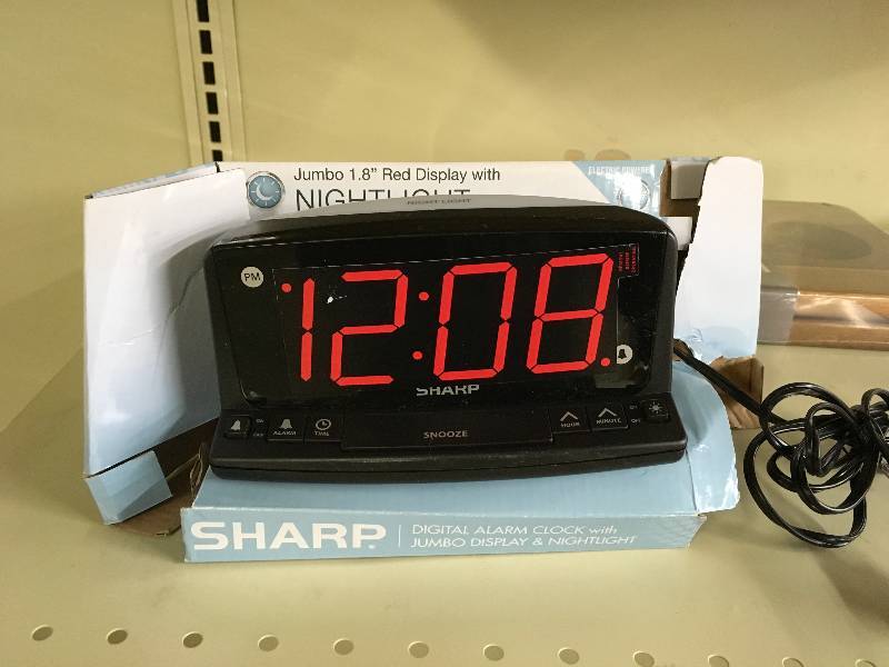 SHARP DIGITAL ALARM CLOCK