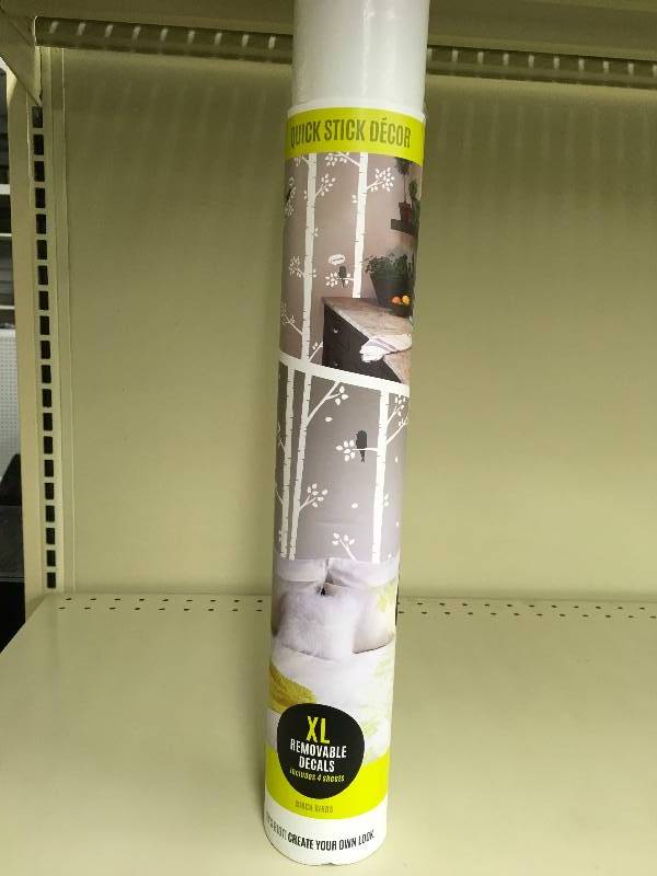 XL REMOVABLE DECALS, QUICK STICK DECOR