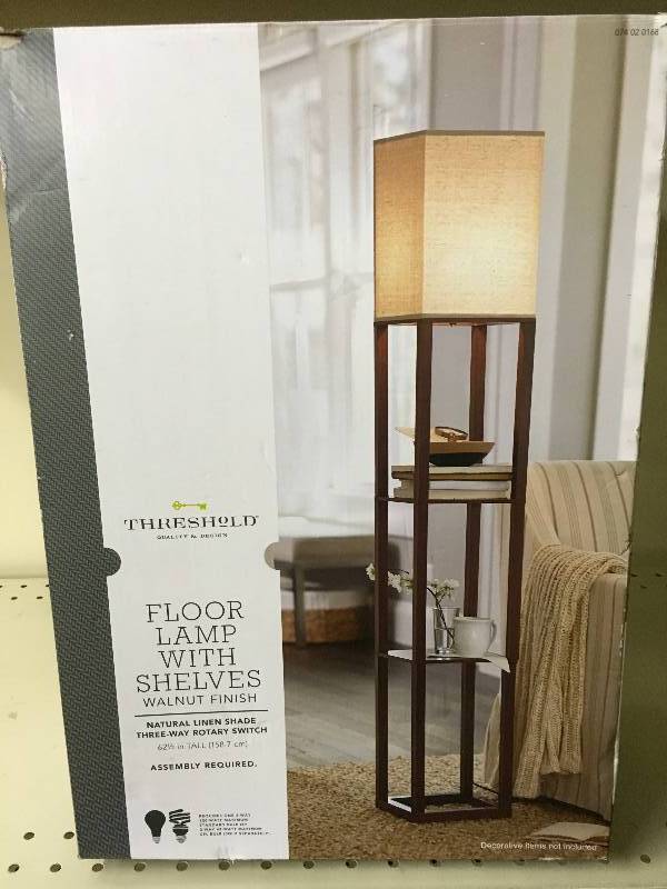 SHELF FLOOR LAMP