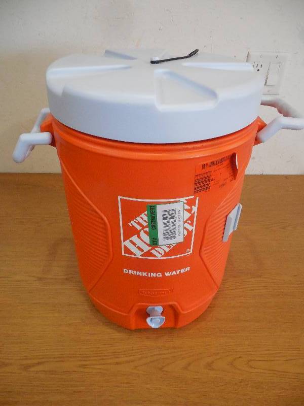 lot 9 image: The Home Depot 20 Qt. Orange Water Cooler
