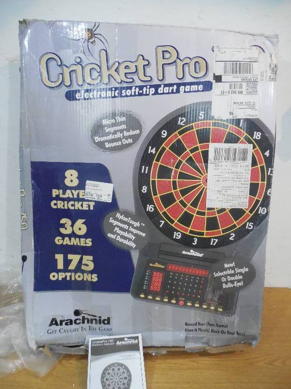 lot 46 image: Arachnid Cricket PRO 750 Electronic Dartboard